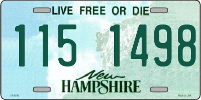 NH license plate 1151498