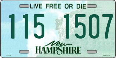 NH license plate 1151507