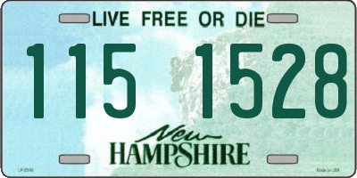 NH license plate 1151528