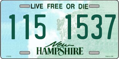 NH license plate 1151537