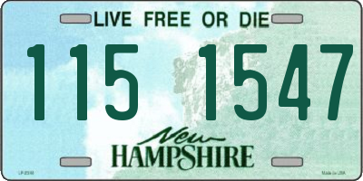 NH license plate 1151547