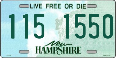 NH license plate 1151550