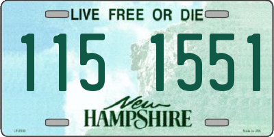 NH license plate 1151551