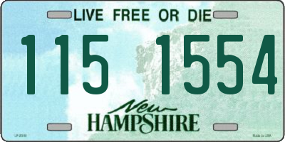 NH license plate 1151554