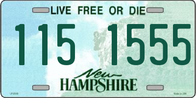 NH license plate 1151555