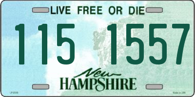 NH license plate 1151557