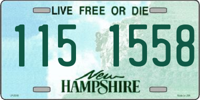 NH license plate 1151558