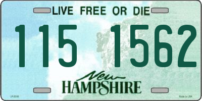 NH license plate 1151562