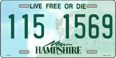 NH license plate 1151569