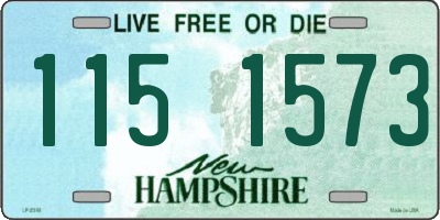 NH license plate 1151573