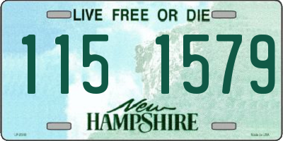 NH license plate 1151579