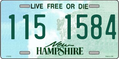 NH license plate 1151584