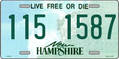 NH license plate 1151587