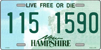 NH license plate 1151590