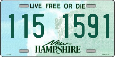 NH license plate 1151591