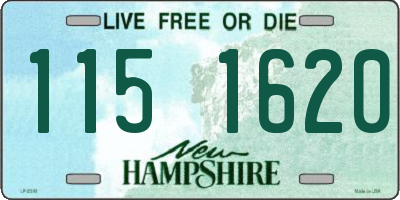 NH license plate 1151620