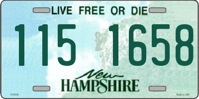 NH license plate 1151658