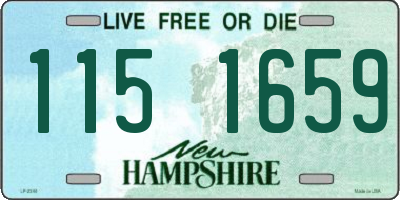 NH license plate 1151659