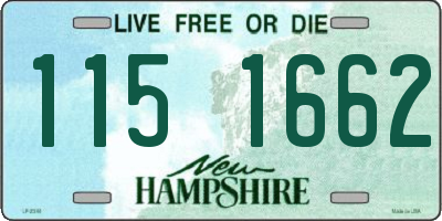 NH license plate 1151662