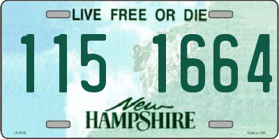 NH license plate 1151664