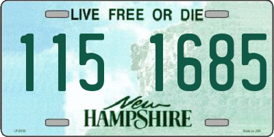 NH license plate 1151685