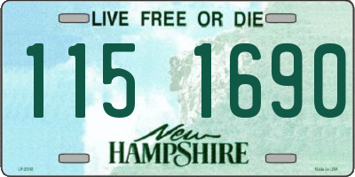 NH license plate 1151690