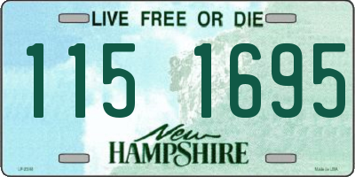 NH license plate 1151695