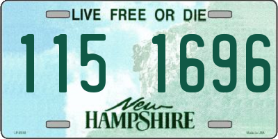 NH license plate 1151696