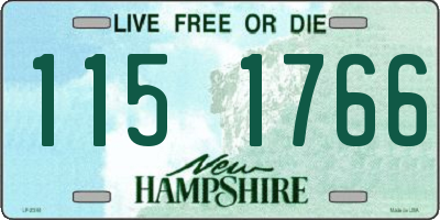 NH license plate 1151766