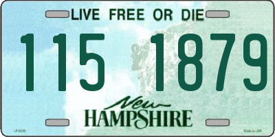NH license plate 1151879