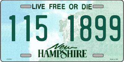 NH license plate 1151899