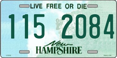 NH license plate 1152084