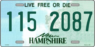 NH license plate 1152087