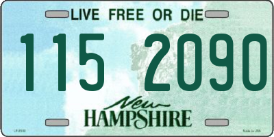 NH license plate 1152090