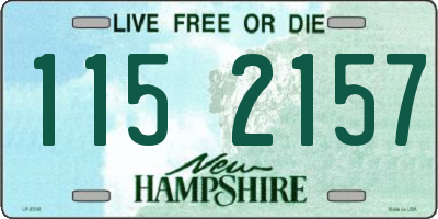 NH license plate 1152157