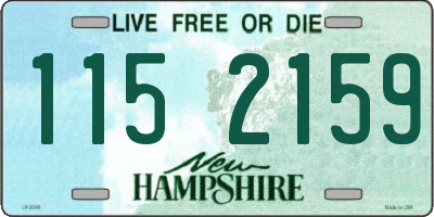 NH license plate 1152159