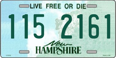NH license plate 1152161