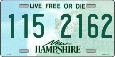 NH license plate 1152162