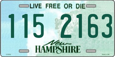 NH license plate 1152163