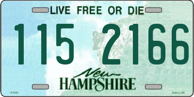 NH license plate 1152166