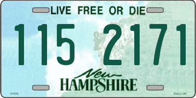 NH license plate 1152171