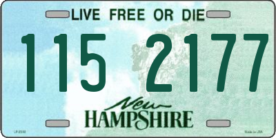 NH license plate 1152177