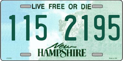 NH license plate 1152195