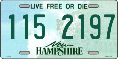 NH license plate 1152197