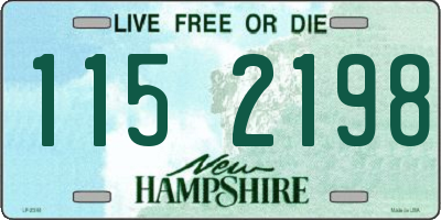 NH license plate 1152198