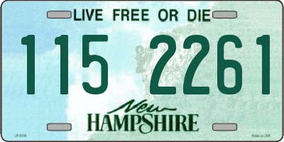 NH license plate 1152261