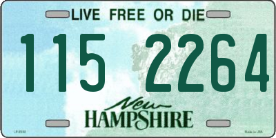 NH license plate 1152264