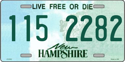 NH license plate 1152282
