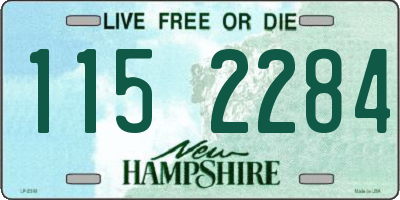 NH license plate 1152284