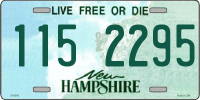 NH license plate 1152295